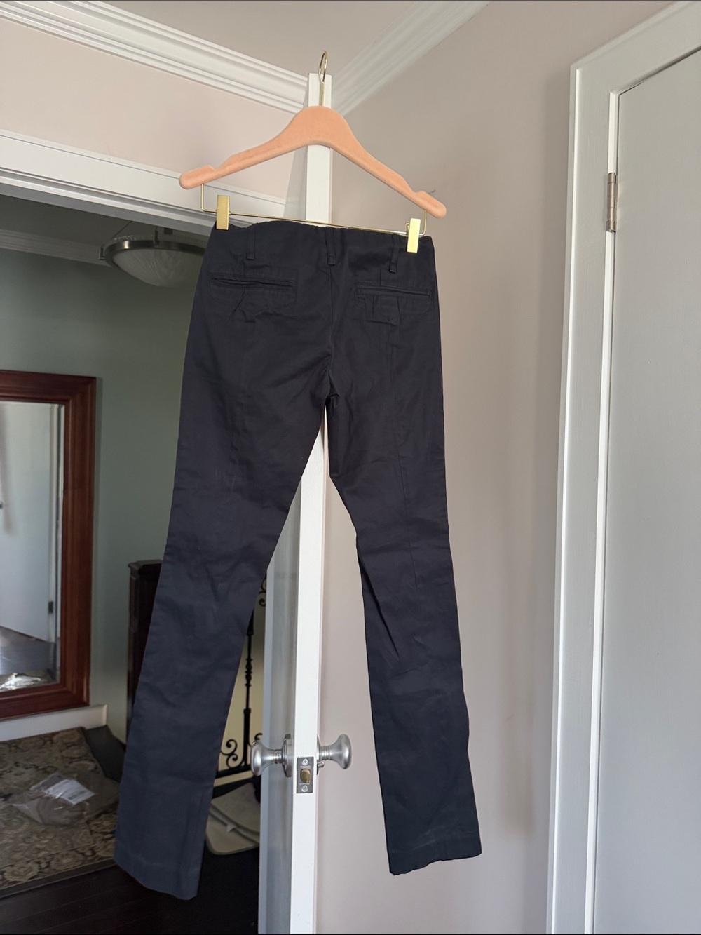rag & bone navy slim chino pants size 24 - Picture 3 of 8